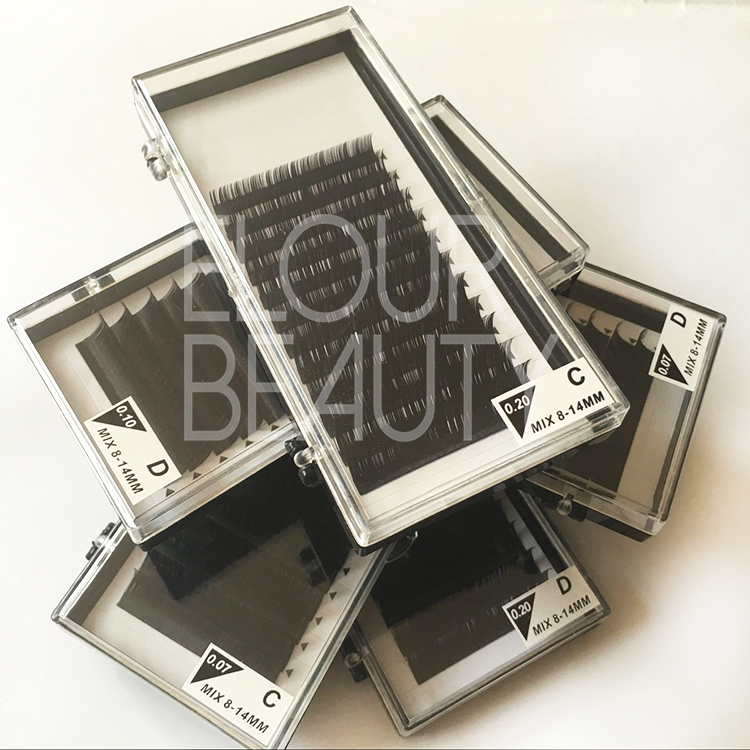 Hotsale mink eye lash extensions China manufacturer EJ67